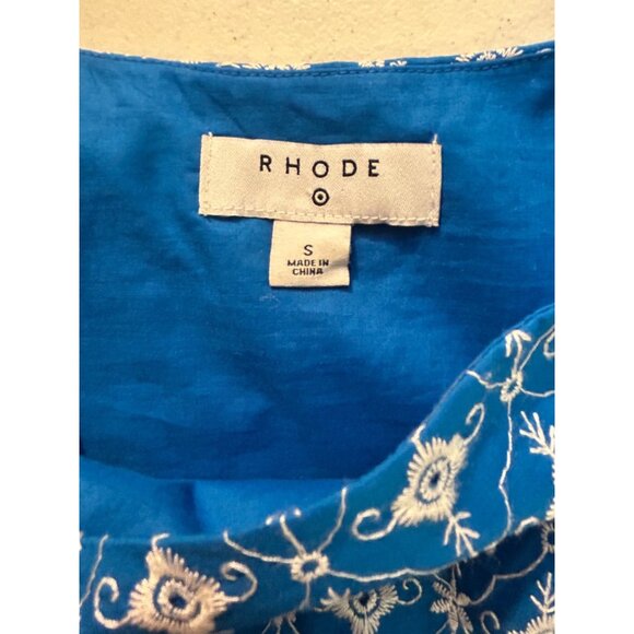 RHODE X Target Blue Eyelet Mini Dress size Small & Large - Picture 6 of 6